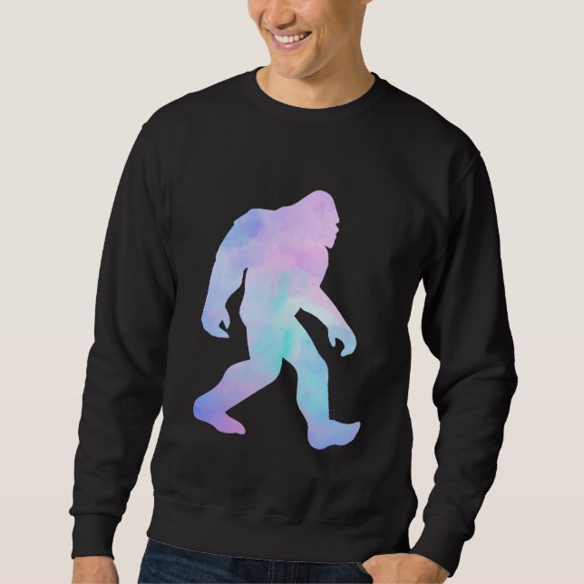 Watercolor Bigfoot  Sweatshirt (Front)
