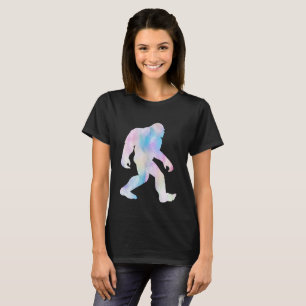 Watercolor Bigfoot   T-Shirt