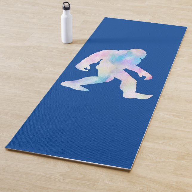 Watercolor Bigfoot       Yoga Mat (In Situ)