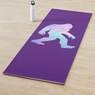 Watercolor Bigfoot Yoga Mat