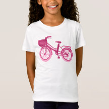 Watercolor Bike- Pink