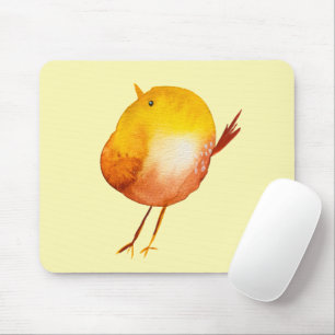 Watercolor birthday candles colorful mouse pad