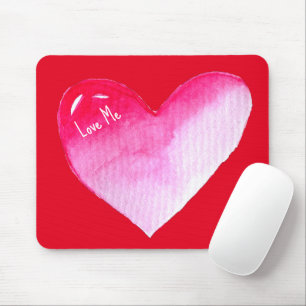 Watercolor birthday candles colourful mouse pad