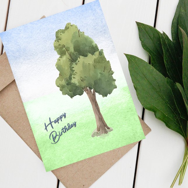 Watercolor Birthday Card (Watercolor Birthday Card)