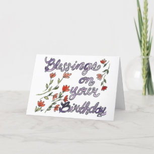 Watercolor Birthday Card