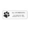 Watercolor Black Paw Print Return Address Label