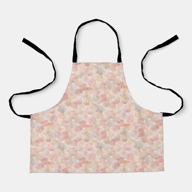 Watercolor Blob Pattern Apron (Front)