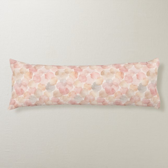 Watercolor Blob Pattern Body Cushion (Front)