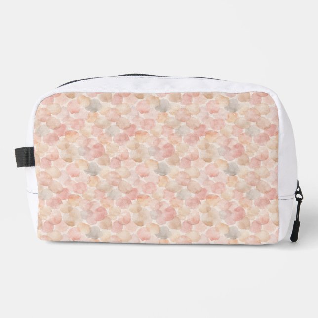 Watercolor Blob Pattern Dopp Kit (Front)
