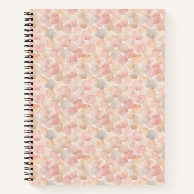Watercolor Blob Pattern Notebook (Front)