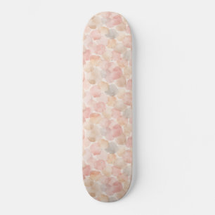 Watercolor Blob Pattern Skateboard