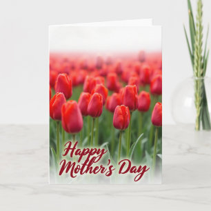 Watercolor Blossom Mothers Day Card