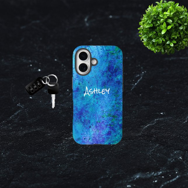 Watercolor Blue Abstract Case-Mate iPhone Case (Creator Uploaded)