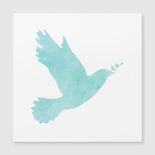 Watercolor Blue Dove