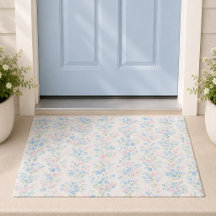 Watercolor Blue Floral
