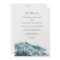 Watercolor Blue Forest Winter Wedding