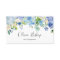 Watercolor Blue Hydrangeas | Floral Business Card