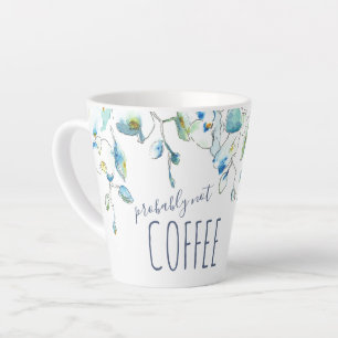 Watercolor Blue Orchid Mug