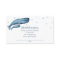 Watercolor Blue Whales Baby Shower Diaper Raffle