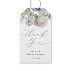 Watercolor Blush Floral Bridal Shower Thank you