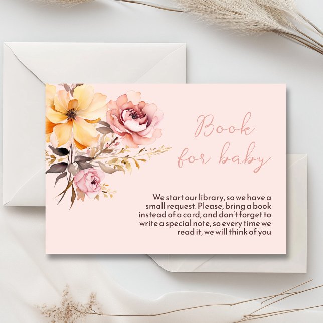 Watercolor blush pink girl baby shower invitation  (Blush pink and peach peonies watercolor girl baby shower invitation )