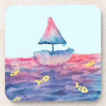 Watercolor Boat