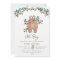 Watercolor Boho Baby Boy Shower Invitation