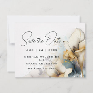 Watercolor Boho Calla Lily Floral Invitation