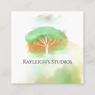 Watercolor Boho Cottage Shabby Chic Business Card