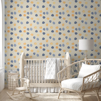 Watercolor Boho Dot Abstract Wallpaper