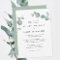 Watercolor Boho Eucalyptus Greenery Wedding