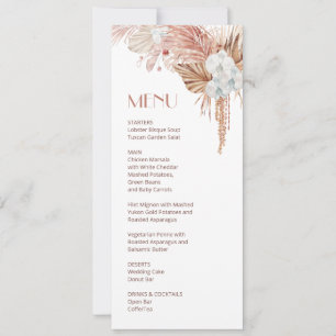 Watercolor Boho Floral Invitation