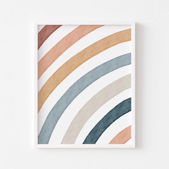 Watercolor Boho rainbow poster (Creator Uploaded)
