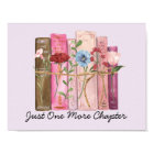 Watercolor Book Flower Pink Purple Reading Quote