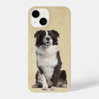 Watercolor Border Collie Dog Pet Animal 