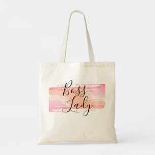 Watercolor Boss Lady Tote Bag
