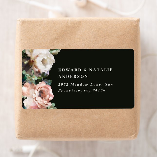 watercolor botanical elegant dark modern rustic (Insitu)