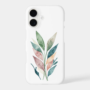 Watercolor Botanical Leaf iPhone 17 Case