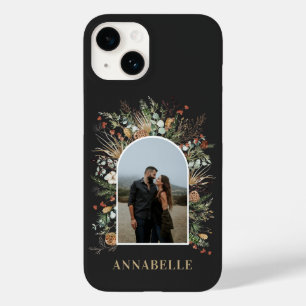 Watercolor botanical modern foliage arch photo Cas Case-Mate iPhone 14 Case