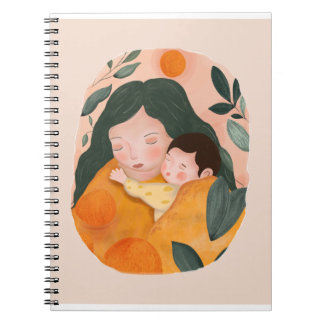 Watercolor Botanical Motherhood for Notebook Lover