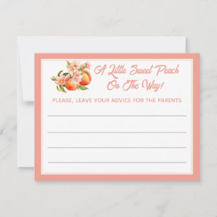 Watercolor Botanical Peach Parent Advice