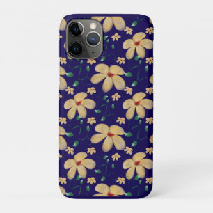 Watercolor Botanical Seamless Pattern iPhone 11 Pro Case