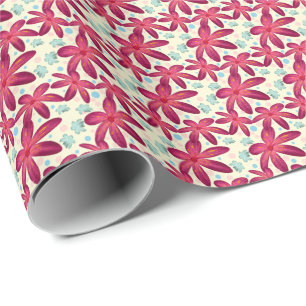 Watercolor Botanical Seamless Pattern   Poster Wrapping Paper