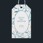 Watercolor Botanical Star of David Bar Bat Mitzvah Gift Tags<br><div class="desc">Perfect gift tag for party favours at a bat mitzvah, bar mitzvah or other Jewish celebration! Hand made watercolor art for you on the front and back side! FULLY CUSTOMIZABLE! Click on “Personalise” above to edit the text. Click "edit using design tool" to adjust the fonts, colours and placements and...</div>