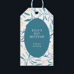 Watercolor Botanical Star of David Bar Bat Mitzvah Gift Tags<br><div class="desc">Perfect gift tag for party favours at a bat mitzvah, bar mitzvah or other Jewish celebration! Hand made watercolor art for you on the front and back side! FULLY CUSTOMIZABLE! Click on “Personalise” above to edit the text. Click "edit using design tool" to adjust the fonts, colours and placements and...</div>