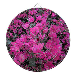 Watercolor-Bougainvillea Dartboard