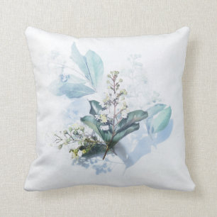 Watercolor Bouquet, Flowers Cushion