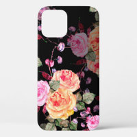 Watercolor bouquet flowers with flowers haricot on