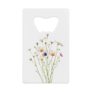 Watercolor bouquet of wildflowers