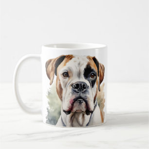 Watercolor Boxer Dog Art  Coffee Mug